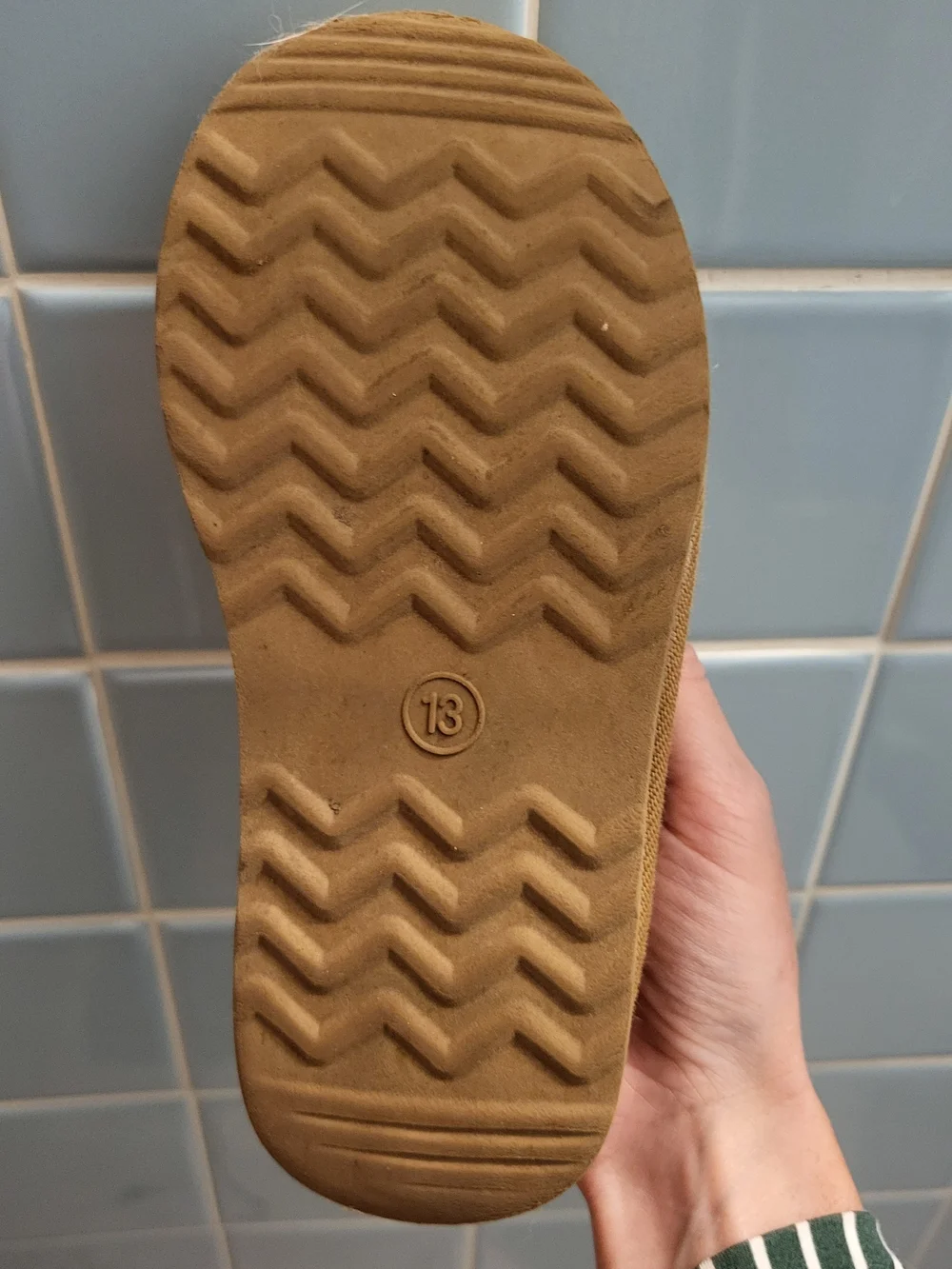 Target Kids Faux-Suede Slip-On Slippers - Tan Brown